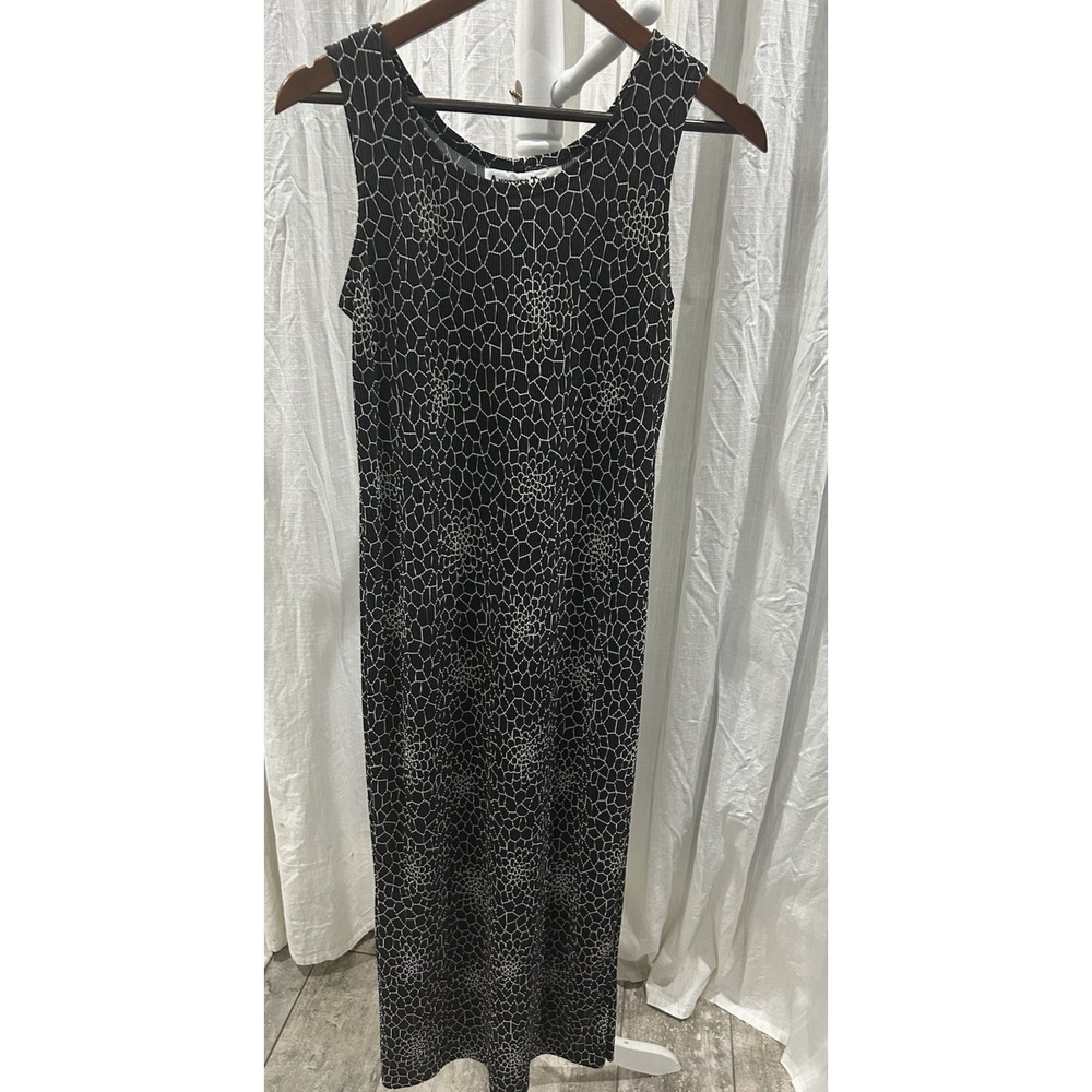 Vintage Y2K Floral Midi Dress Size 8 Brown Boho Forest Fairy Grunge Earthy 90s